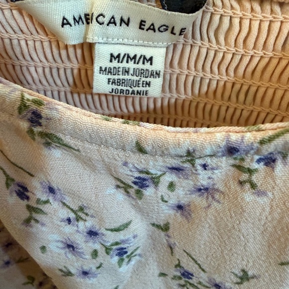 American Eagle Outfitters Floral Tank Top - Light Pink and Purple - Picture 2 of 4
